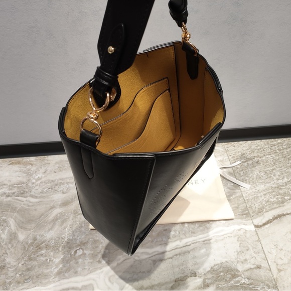 New Stella McCartney Logo CrossbodyBag Black - Picture 9 of 9